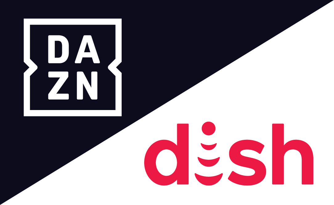 DAZN and DISH logo