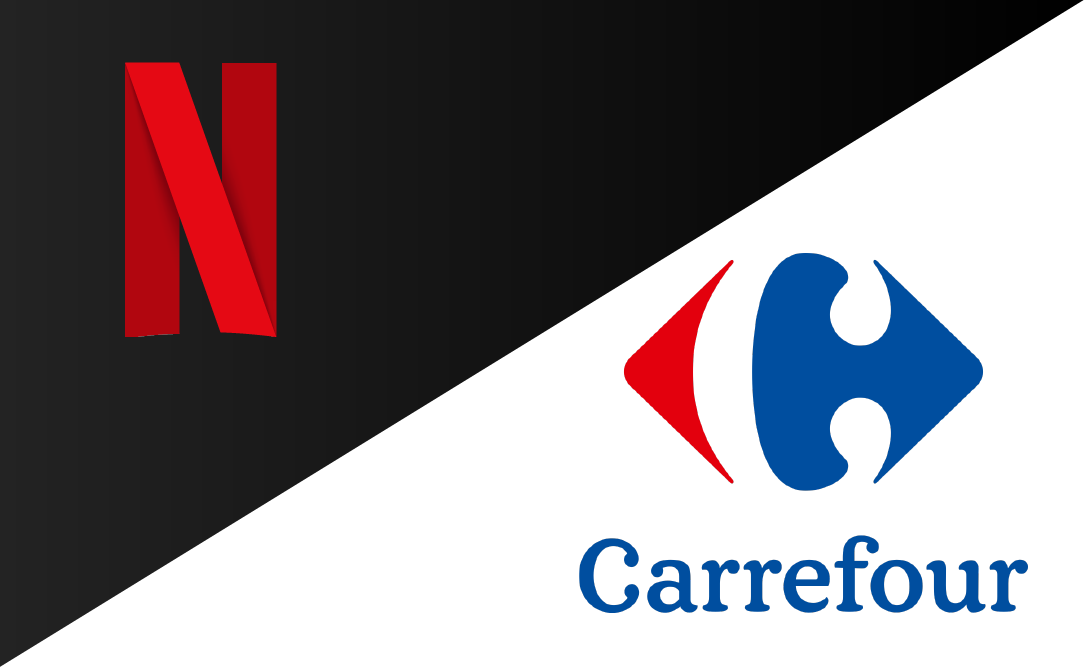 Netflix and Carrefour logo