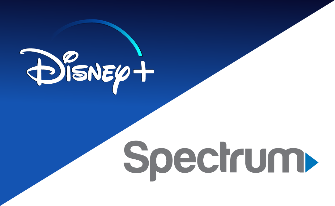 Disney+ and Spectrum logo