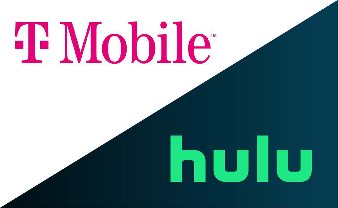 T Mobile and Hulu logos